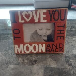 I love you to the moon red photo frame hobby lobby decor picture